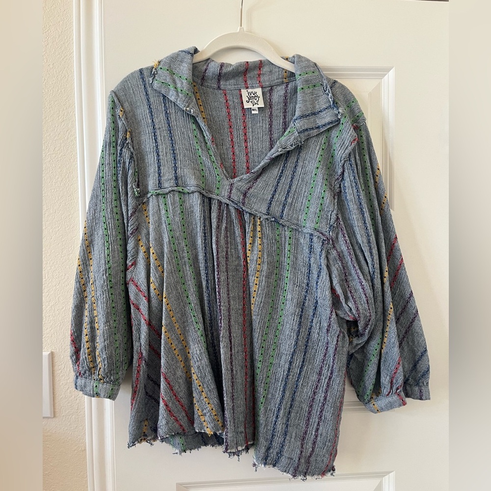 Raw Hem Top